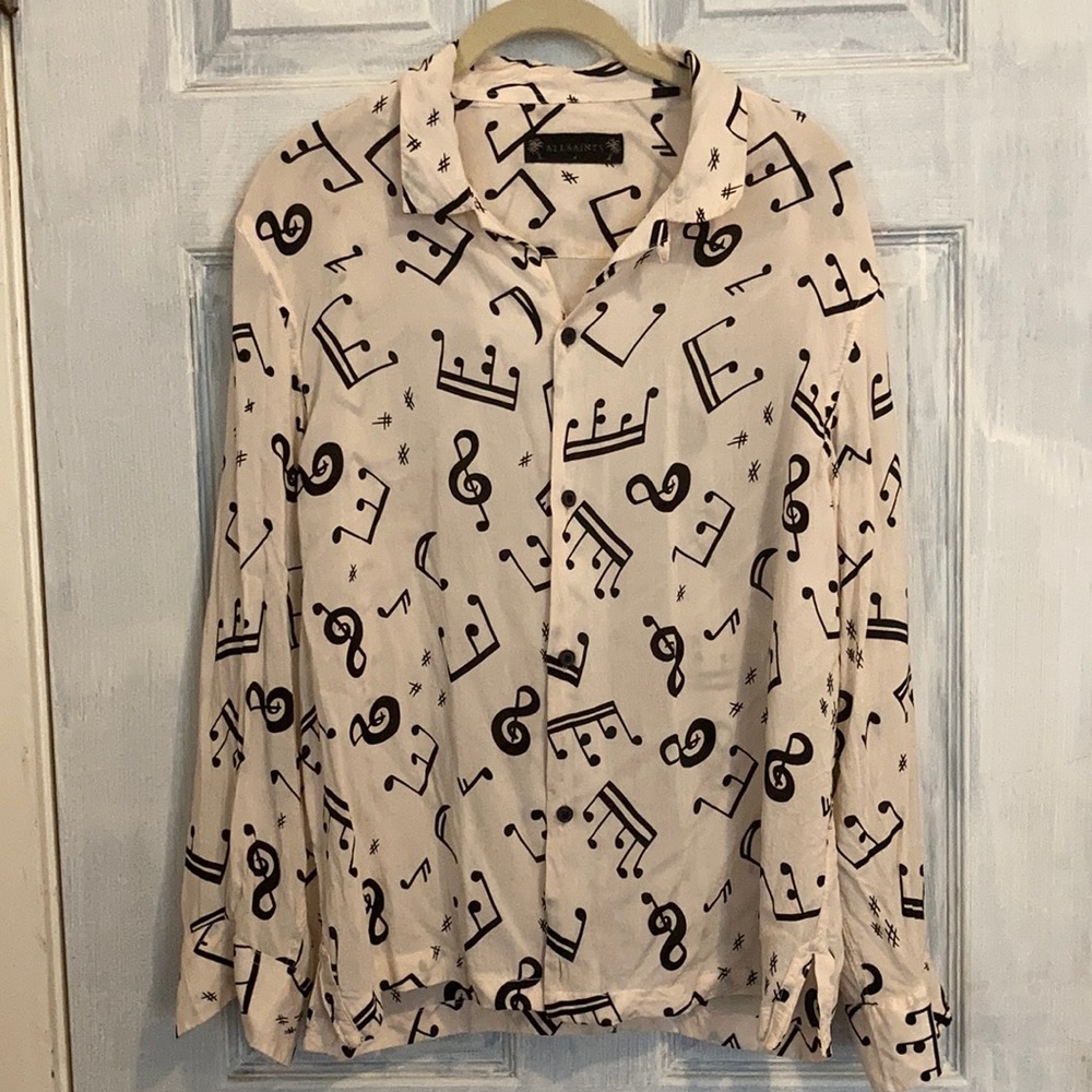 All saints blouse women’s medium